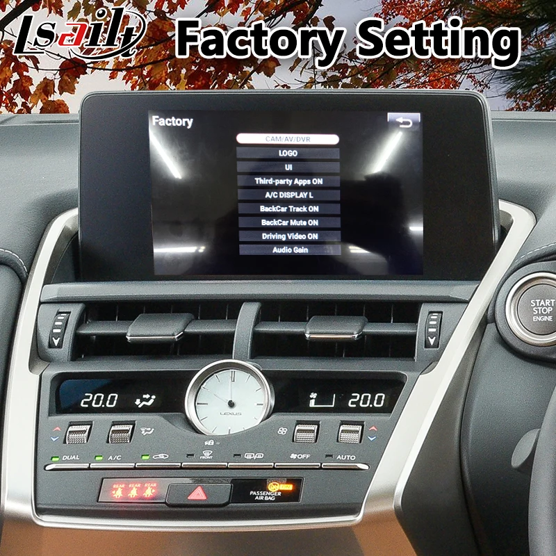Lsailt Android 7,1 Автомобильный видео интерфейс для Lexus NX300 с тачпадом gps навигационная коробка для- лет 8 дюймов NX 300
