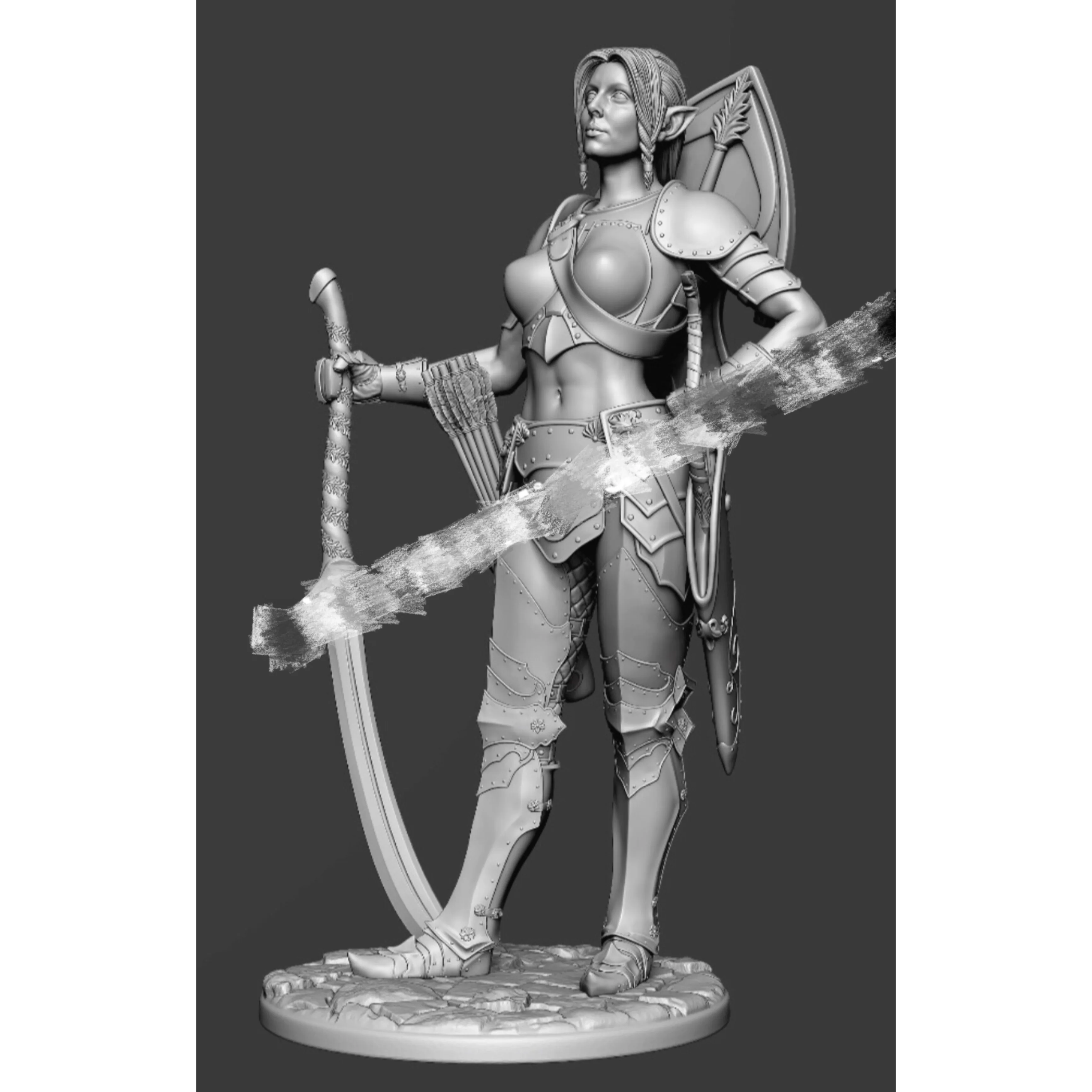 

75mm Resin Model Figure GK , Unassembled and unpainted kit