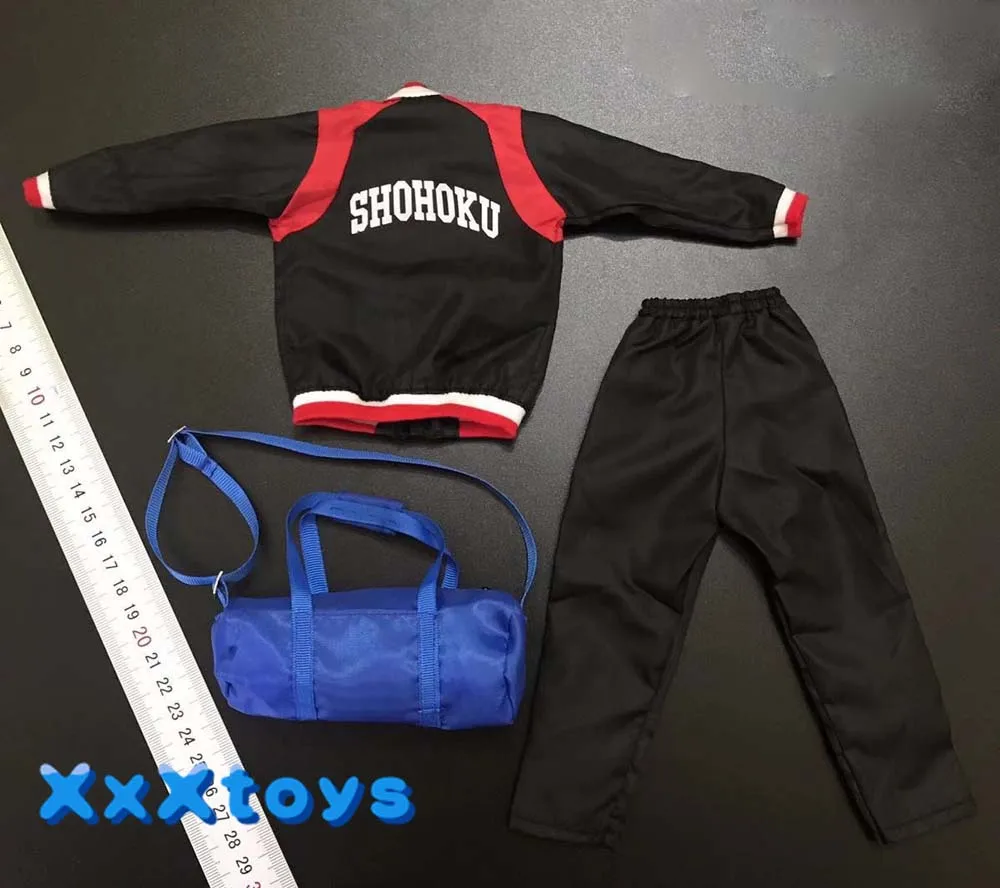 Mnotht, 1/6, SHOHOKU, баскетбольная команда, тренировочная форма, комплект одежды, Hanamichi Sakuragi, куртка, штаны, сумка для 12 дюймов, фигурка, игрушка