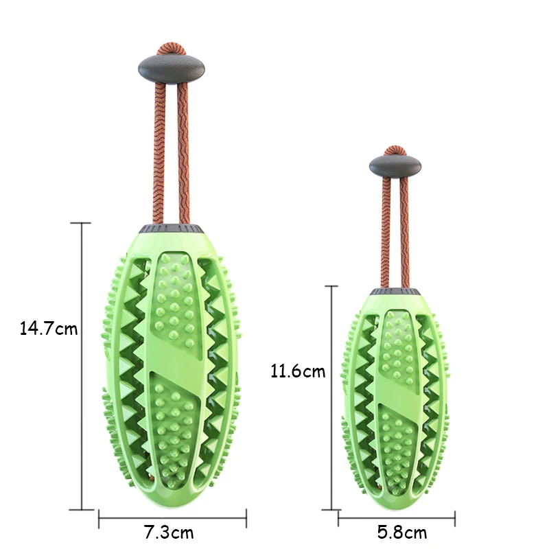 Pet Dog Molar Balls With Rope Interaction Dog Toys For Clean Teeth Chew Toys Silica Gel Dog Grind Teeth Products Toys For Dog