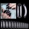 DuoGlow 60Pcs Clear Dual Forms Nail Extension Kit