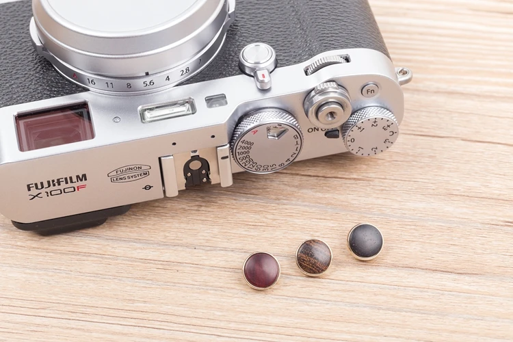Оригинальная латунь ручной работы+ деревянная выпуклая поверхность спуска затвора камеры Кнопка для Fujifilm X10/X20/X30/X100F/XT30 Leica M1/M2