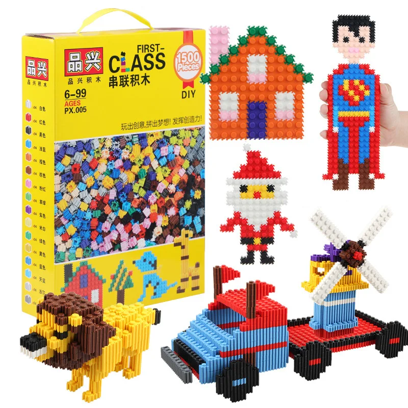 

1500pcs Diamond Blocks Small Blocks Compatible with Legoingly 3D Assembly Figures Model Building Block Bricks Toy chrismas gift
