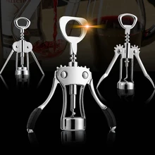 Wine Opener Wing Type Plastic Bottle Openers Tools Cork Out Handle Waiter With Arms Zinc Alloy stainless steel Corkscrew Wine Opener Wing Type Plastic Bottle Openers Tools Cork Out Handle Waiter With Arms Zinc Alloy stainless steel Corkscrew