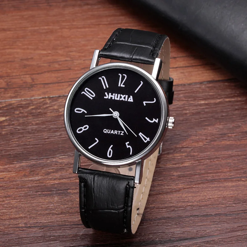

MEN'S Watch Blueray Colorful Glass Watch Men's Wechat Business Hot Selling Students Quartz Watch Three-Eyed Men Gift Watch