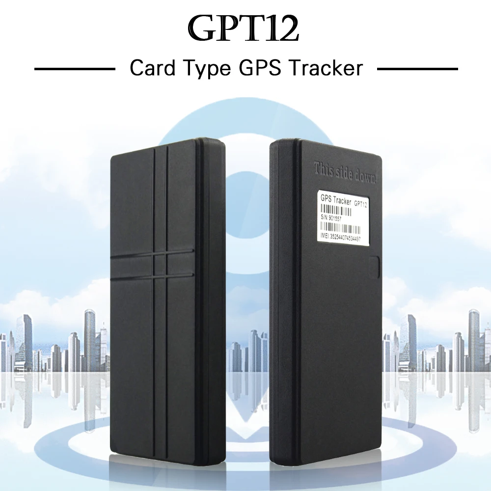 Портативный автомобильный GPS-трекер GPT12 для локатора автомобиля с дополнительным