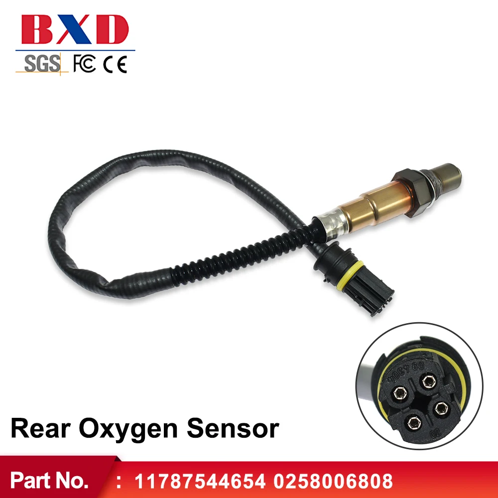 Rear Oxygen Sensor 11787544654 0258006808 For BMW 323i 525i 525xi 530i 2006-2009 I6 2.5L 3.0L | Автомобили и мотоциклы