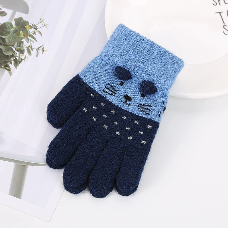 baby accessories carry bag	 Cute Cartoon Cat Kids Knitted Gloves Winter Thick Baby Boys Girls Mittens Full Finger Warm Children Gloves Baby Accessories cute baby accessories
