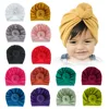 Fashion Mommy and Baby Cotton Round Ball Flower Hat Women Caps Girls Newborn Turban Knot Kids Adult Headwear Hair Accessories ► Photo 2/6