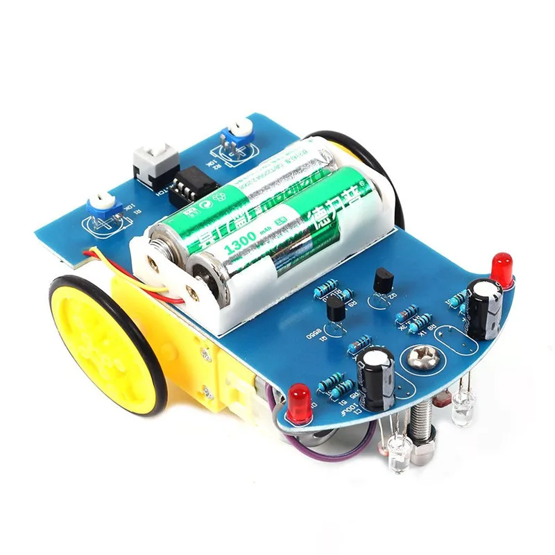 

D2-1 DIY Kit Intelligent Tracking Line Smart Car Kit Suite TT Motor Electronic Production Smart Patrol Automobile Part