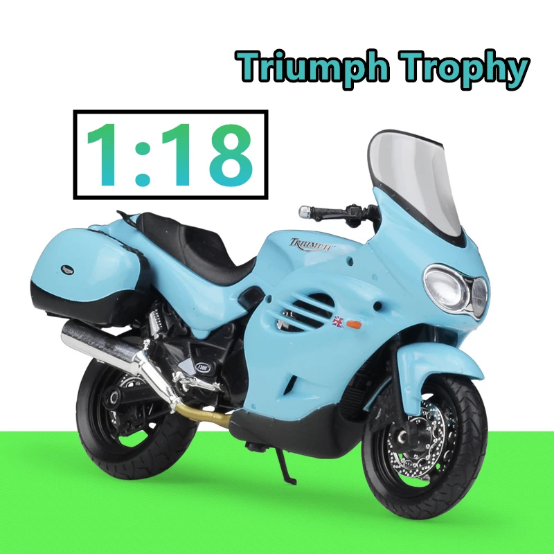 WELLY 1:18 Kawasaki Z 1000 R литая модель мотоцикла из сплава игрушка для детей подарок на день рождения коллекция игрушек - Цвет: Прозрачный