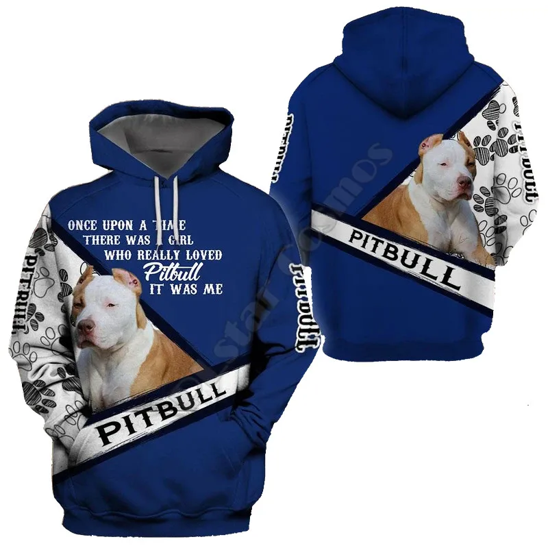 Newfoundland/Malinois/Pitbull 3D Printed Hoodies Animal Pullover Men