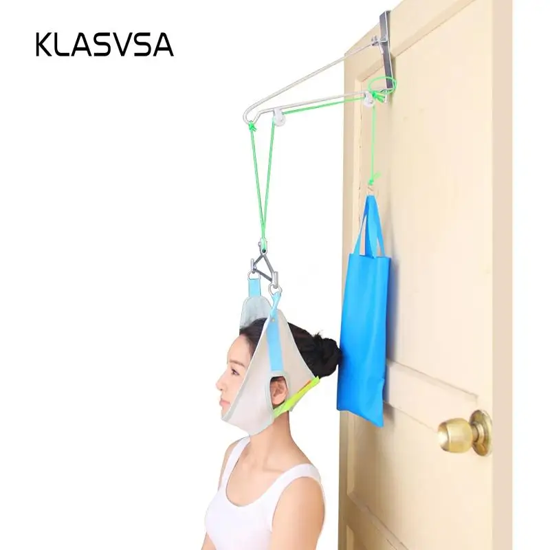 Массажер для шеи с песком через дверь шейные тяги устройство терапии носилки