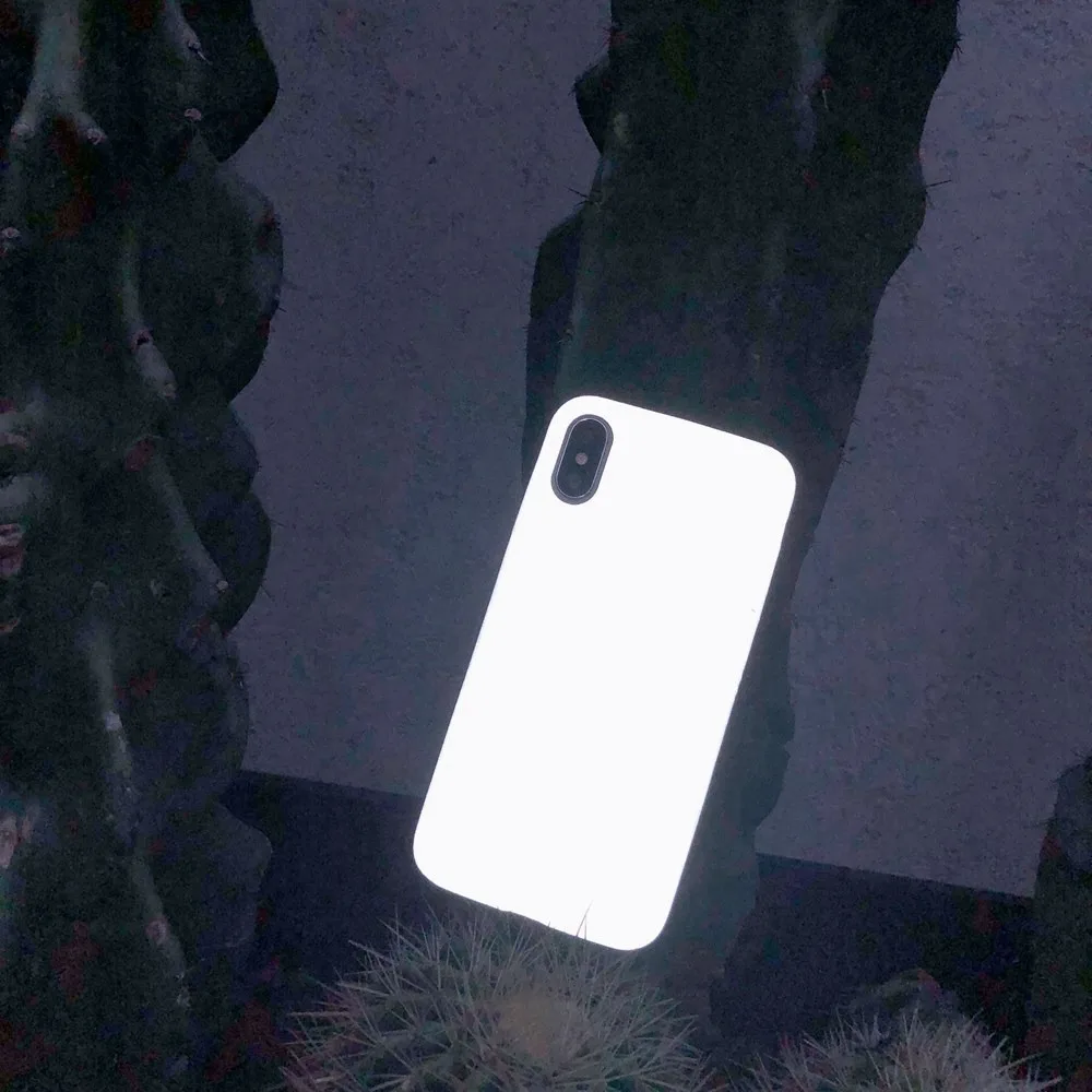 Рамочный чехол светоотражающая лента 3M, Модный чехол для iPhone Xr Xs чехол для iPhone 7 8 11 Pro Max Xs Max задняя крышка чехла флуоресцентный тапки