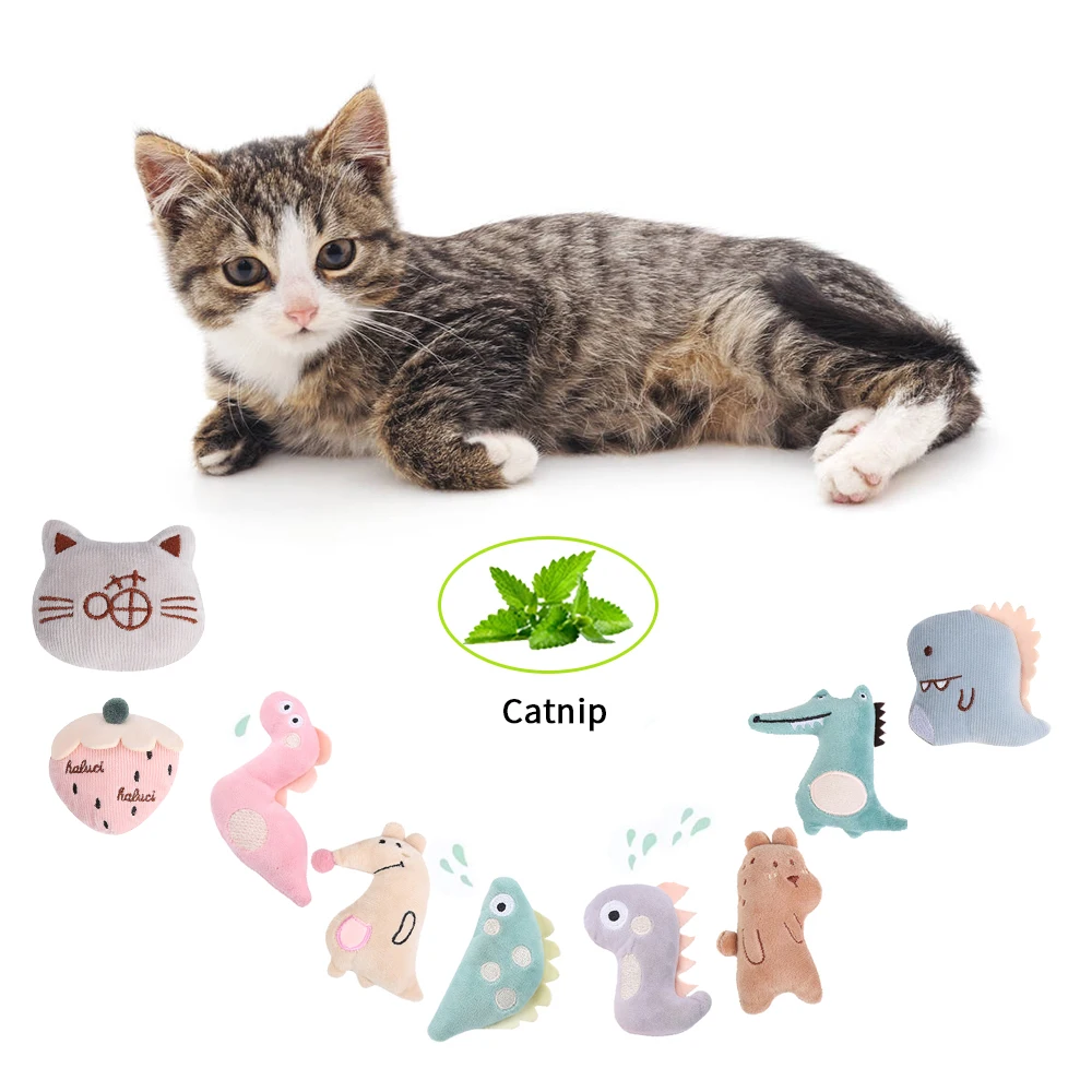 Мини игрушка для кошек С Кошачьей Мятой веселые игрушки с зубами жевательная