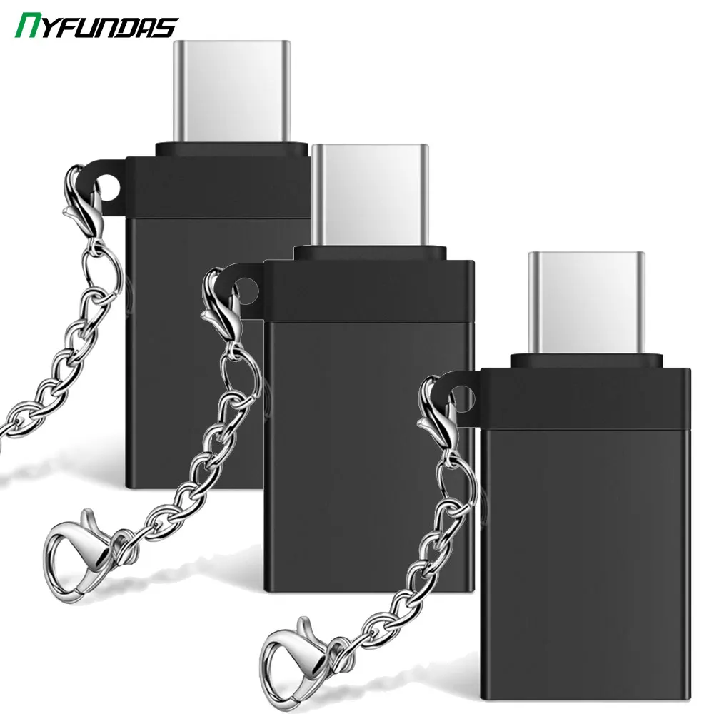 Переходник Type C на USB OTG для Xiaomi Mi Huawei P20 Pro P30 Samsung S10 Note 10 9 A80 Oneplus 7 7T Macbook 3 0 usbc typec |