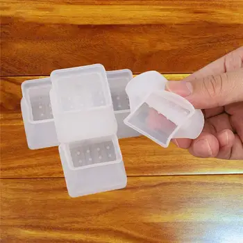 

Furniture Silicon Protection Cover - Square Silicone Chair Leg Floor Protectors - Chair Leg Caps Furniture Table Feet Cove