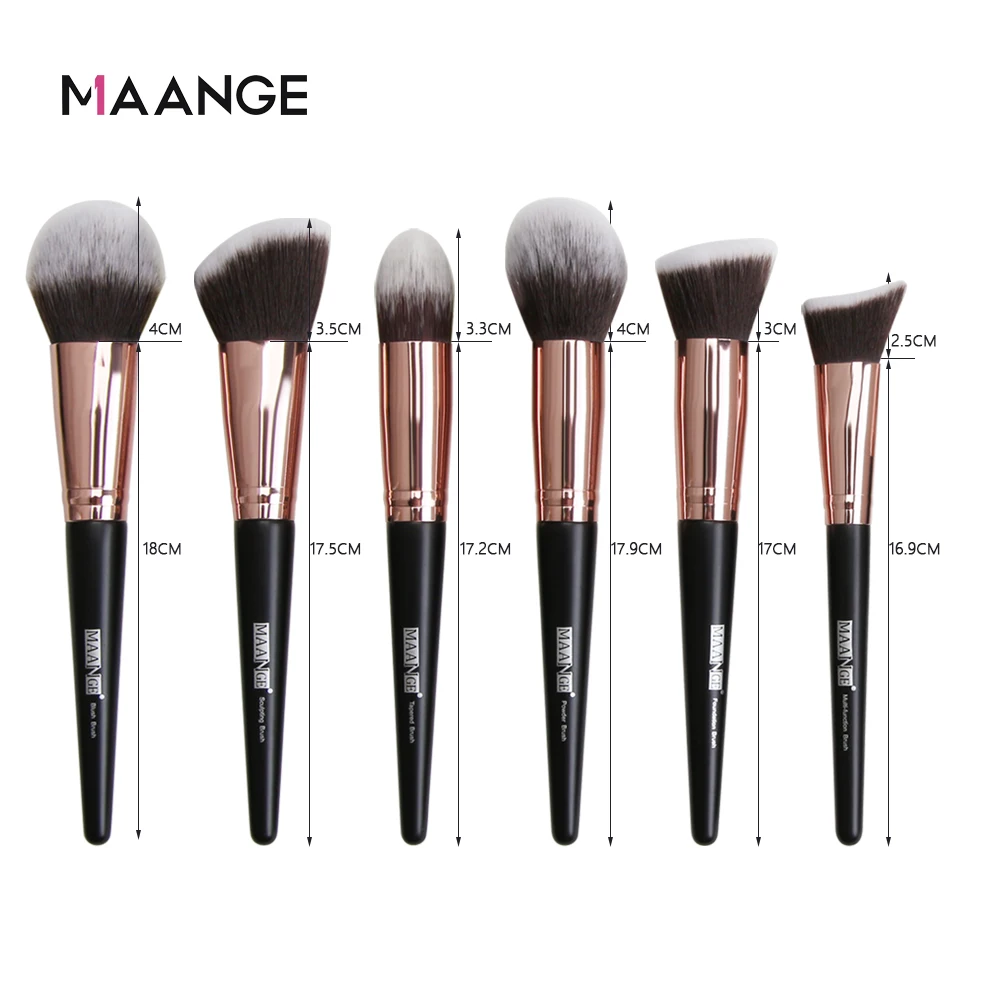 MAANGE 1 Pcs Large Foundation Makeup Brushes Soft Hair Blush Powder Concealer Make Up Brush Face Beauty Cosmetic Tools