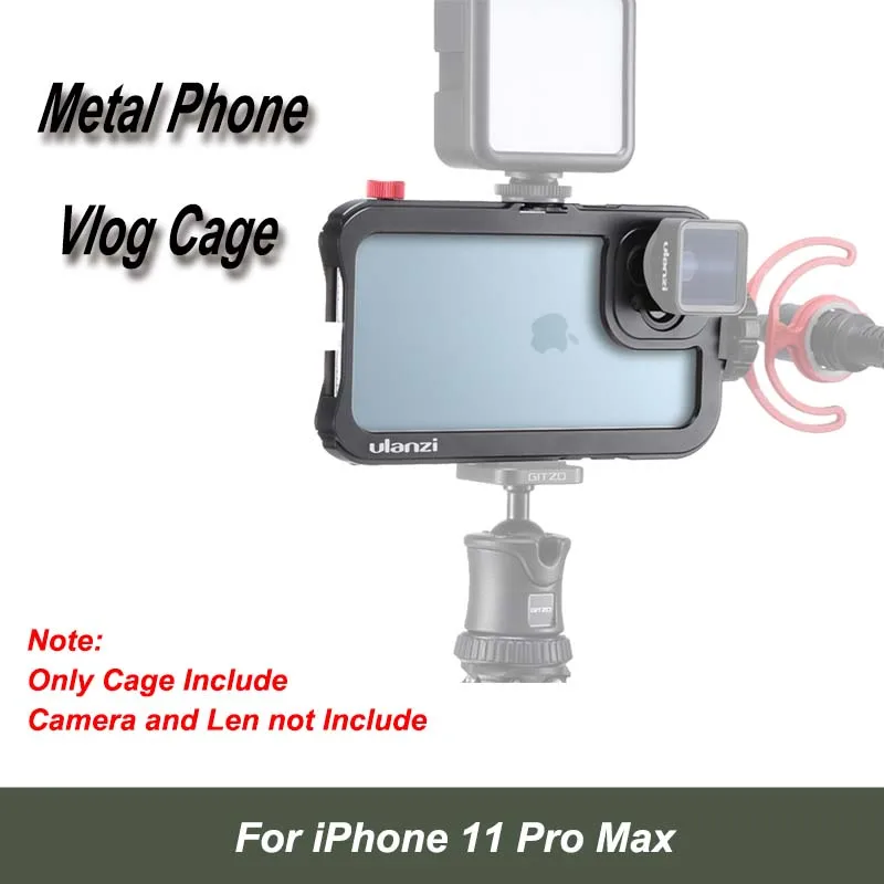Футляр для объектива телефона Ulanzi чехол iPhone 11/ 11 Pro/ Pro Max 17 мм анаморфный объектив |