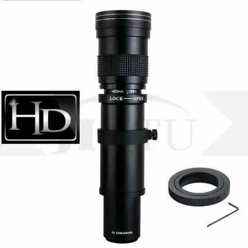 JINTU 420-800mm F/8.3-16 Telephoto Manual Zoom