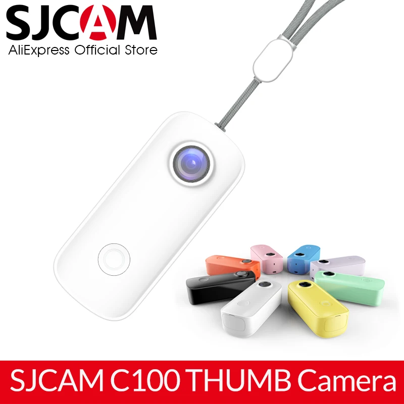 Водонепроницаемая Экшн камера SJCAM C100 Mini Thumb Camera 1080P 30FPS H.265 12MP NTK96672 2 4 GHz WiFi