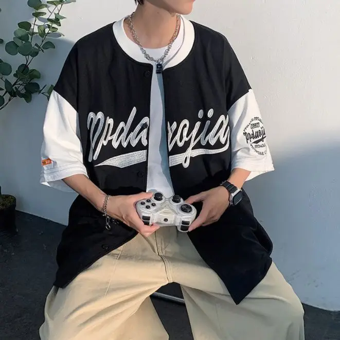 Women's Baseball Blouse, Korean Baseball Shirt