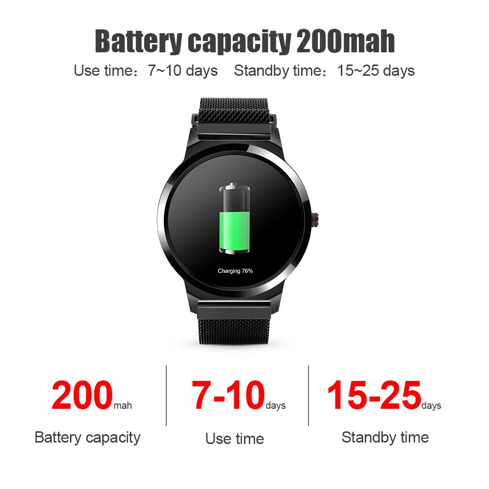 LEMFO H6 PRO Full Touch Runde Bildschirm Zink legierung Fall Bluetooth 5,0  Frauen Smart uhr Männer Für Android IOS Telefon smartwatch|Smart Watches| -  AliExpress