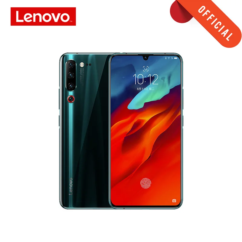 

Global Rom Smartphone Lenovo Z6 Pro Snapdragon 855 Mobile Phone 8GB 128GB 2340*1080 6.39" OLED Screen 48MP AI 4 Camera 4000mAh