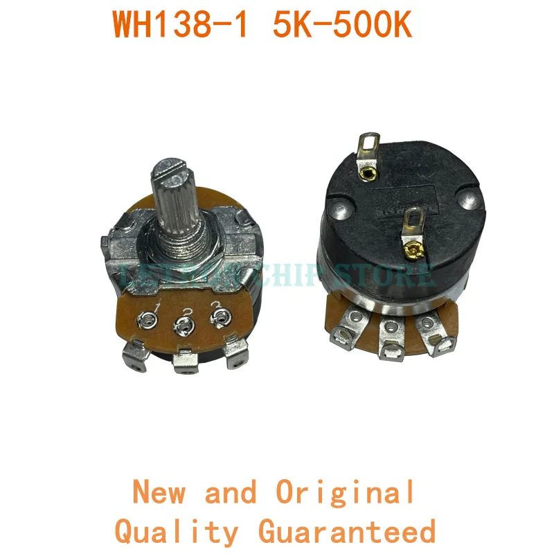 2pcs Wh1381 Adjustable Resistance Speed Regulator With Switch