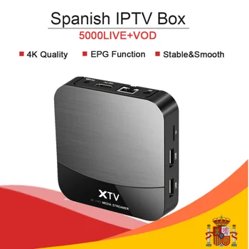 

XTV Android 7.1 Amlogic S905X 2GB 16GB 2.4G/5G Wifi Smart TV Box KING OTT iptv Subscription Nordic France Turkey Arabia Spain