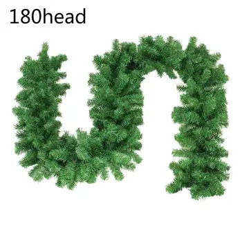 

2.7M Green Christmas Cane Garland Fireplace Stairs Xmas Tree Decor Home Wall Decor