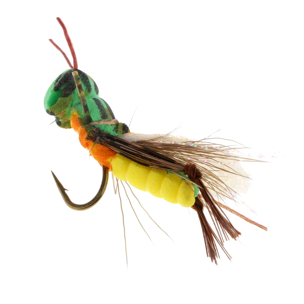 Natural Handmade Fly Fishing Lure Dry Flies Floating Insect