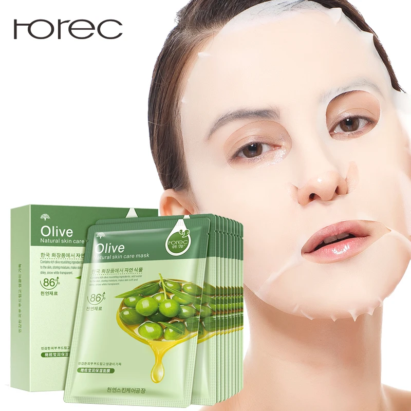 Rorec Aloe Vera Brighten Face Facial Mask Sleep Masks Anti Acne