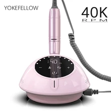 

40000RPM Electric Nail Drill Machine Comparable to Brushless Efile With Pause Function For Acrylic Nail Salon Manicure Drill