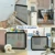 Pet Gate Safety Protection Net Складная Лестница Собака Забор Комплект С Крючком Приложение Портативный Собака Забор Комплект Сетка Гвардии Полиэстер