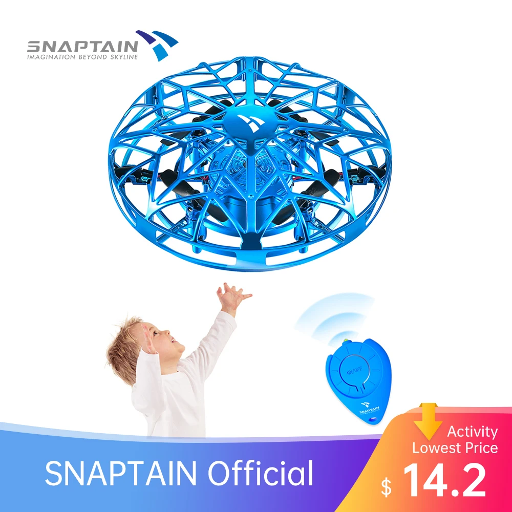 SNAPTAIN SP330 Hand Operated Drone Flying Toys Mini Drones 3D Flips Hand Operated Hand Control toy drone dron for Kids or Adults SNAPTAIN SP330 Hand Operated Drone Flying Toys Mini Drones 3D Flips Hand Operated Hand Control toy drone dron for Kids or Adults