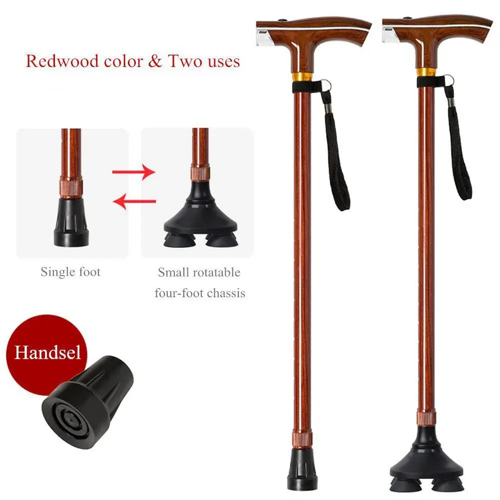 Folding Cane Walking Trusty Sticks Telescopic Trekking Hiking Poles Walking Canes With Rubber