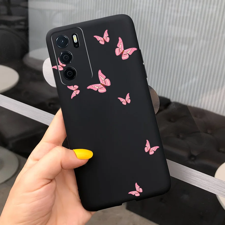 Cool Black Case For OPPO A16S 2021 Phone Cover Slim Bumper Shockproof Cases For OPPO A16 A54 4G A 54 S A 16 Soft Silicone Fundas cases for oppo cell phone