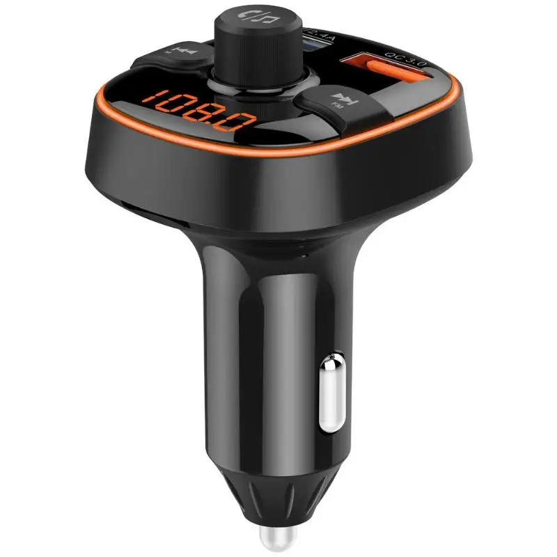 BC52 QC3.0 USB зарядное устройство адаптер автомобильный комплект BT 5,0 FM передатчик Hands-free MP3-плеер мобильный телефон двойной USB Автомобильное зарядное устройство автоматическая зарядка