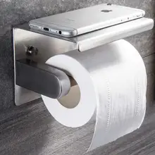 Держатель для туалетной бумаги металлический держатель для ванной комнаты полка для мобильного телефона для туалетной бумаги держатель для полотенец креативный зажим для туалетной бумаги
