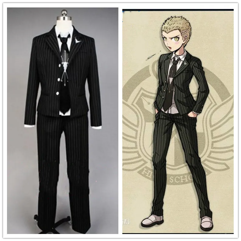 Аниме Danganronpa супер Косплэй Kuzuryuu Fuyuhiko костюм униформа одежда на Хэллоуин костюмы
