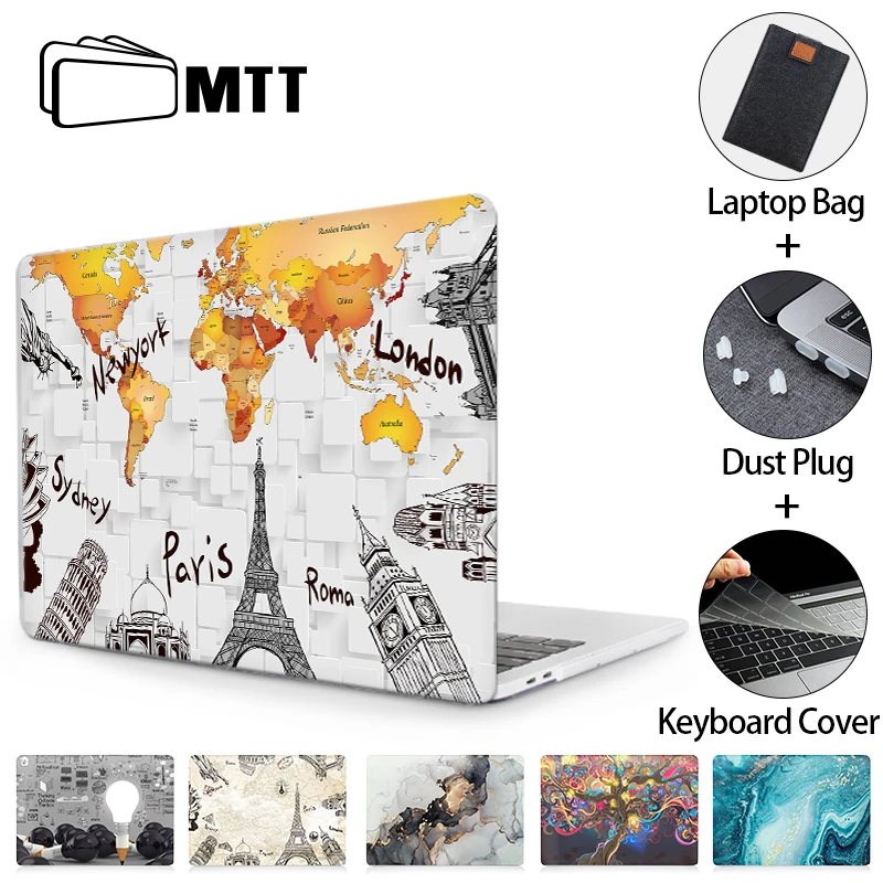 Mtt Laptop Case For Macbook Pro Air 13 14 15 16 11 12 Inch 2020 Cover