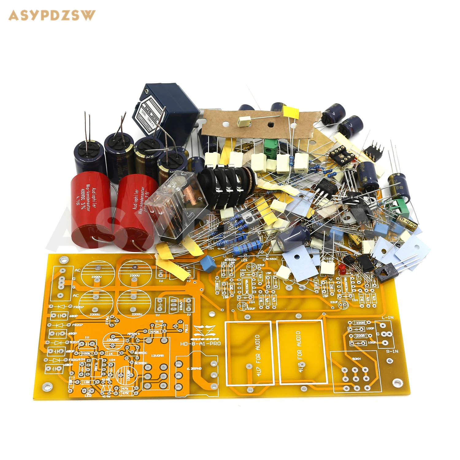 HD 8 A1 PRO Bayer A1 Parallel tube version Headphone power amplifier PCB DIY Kit Finished board
