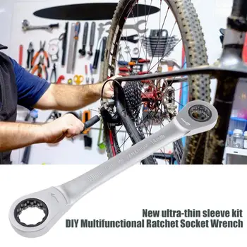 

6pcs Multi-functional Ratchet Wrench Socket Spanner Automobile Repair Tool