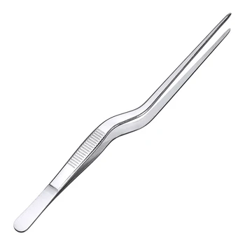 

1pcs 14 16 20 23 26 30cm Kitchen Food Tongs Stainless Steel BBQ Tongs Clip Food Meat Tweezer Picnic Gadget Cooking Utensils