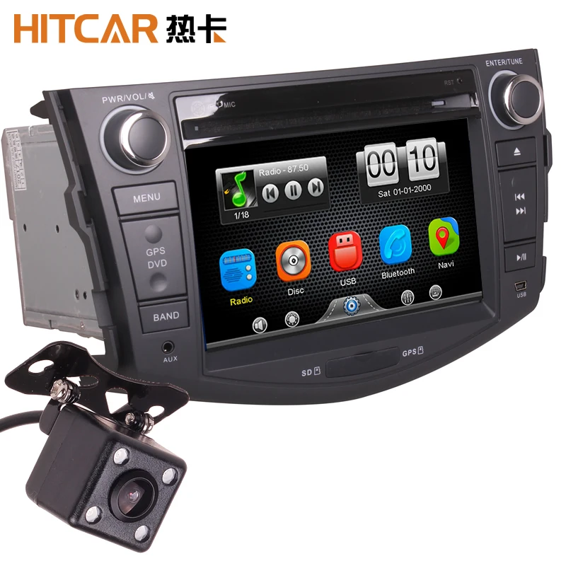 Автомобильная стереосистема 2Din с DVD плеером радио Bluetooth камерой заднего вида для