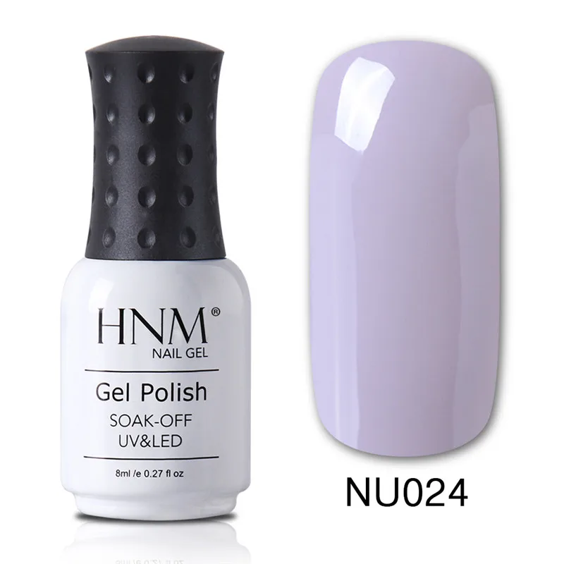 HNM телесный цвет 8 мл УФ-гель для ногтей Топ основа штамповка Эмаль живопись геллак замочить от Полупостоянный телесный цвет Гибридный лак - Цвет: 024