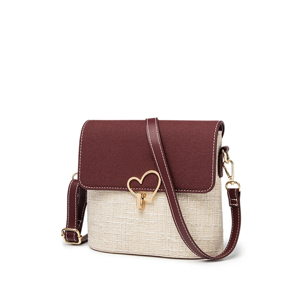 

WOMEN PU SINGLE SHOULDER BUCKET CROSSBODY BAG FLIP SHOULDER STRAP CROSSBODY BAG LADIES
