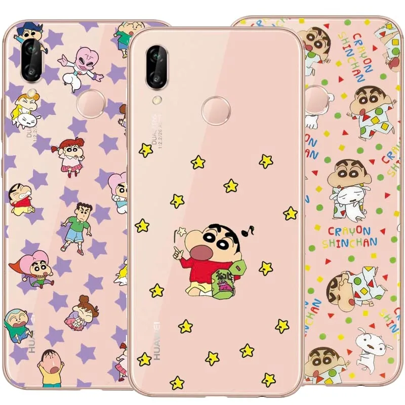 Мягкий силиконовый чехол Crayon Shinchan для Huaweis mate 30 P8L P20L P20LITE P30 8 10 20Por RS|Чехлы-накладки|