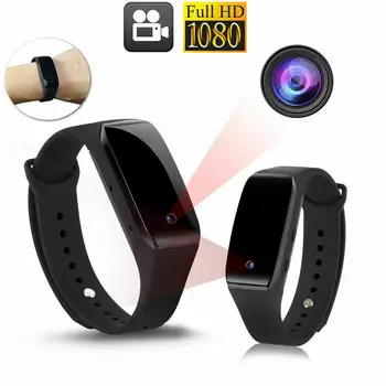 

HD Smart Bracelet Mini Cam Wristband Fitness Track Outdoor Sport Wearable Device Bracelet Watch Record Camera Support TFSD Card